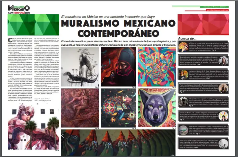 Muralismo mexicano contemporáneo